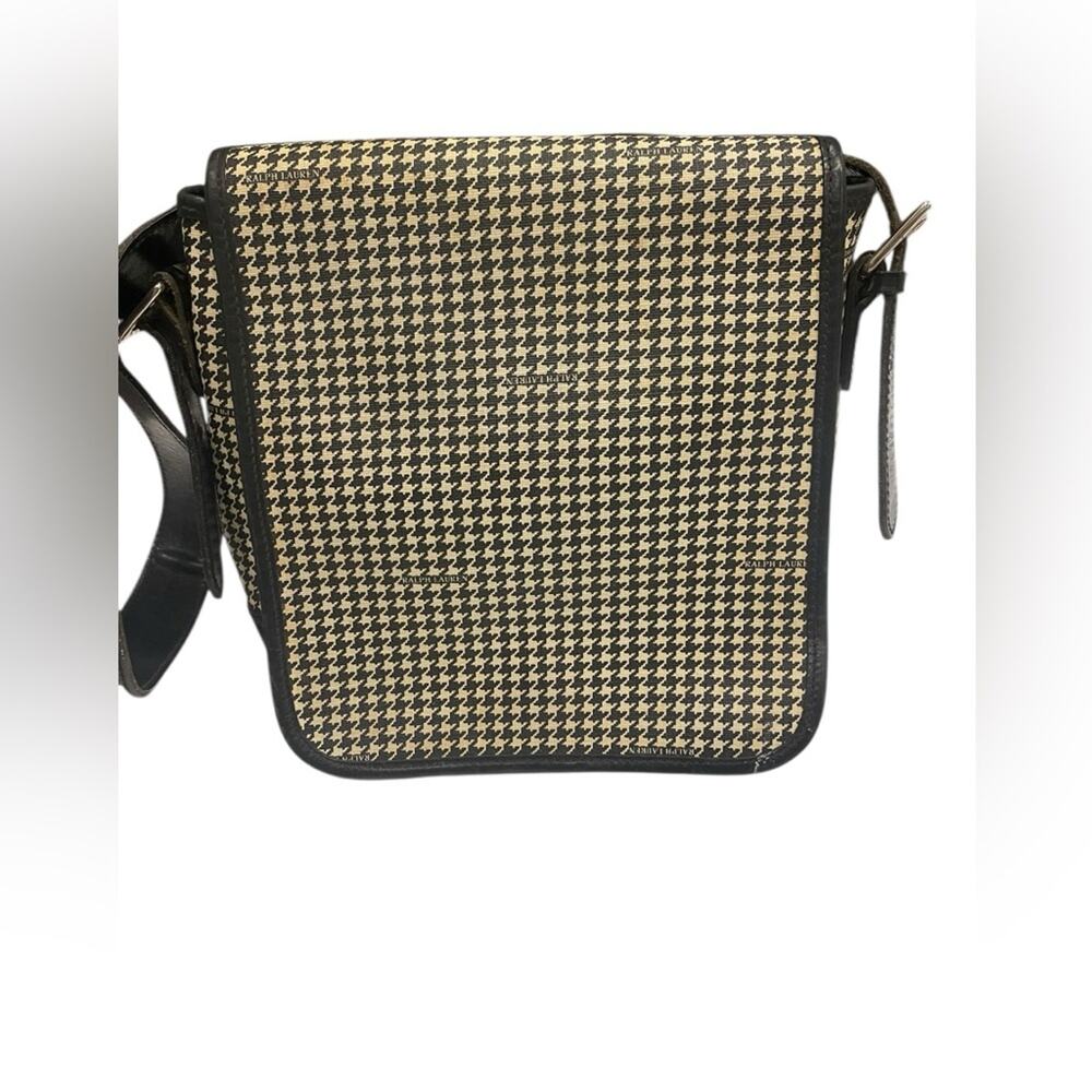Ralph Lauren Houndstooth Crossbody Bag